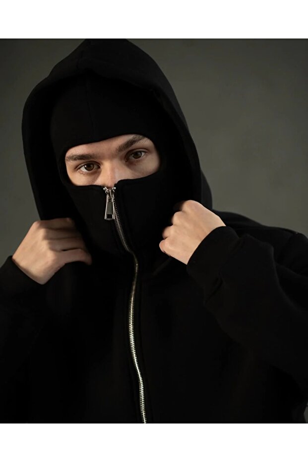 Kar Maskeli Ninja Unisex Sweatshirt Hırka