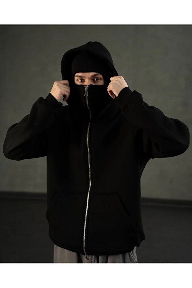 Kar Maskeli Ninja Unisex Sweatshirt Hırka