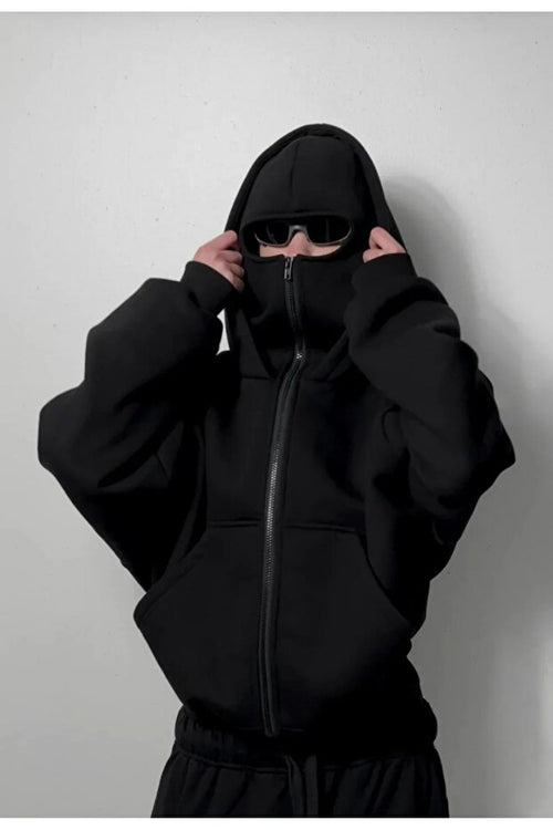 Kar Maskeli Ninja Unisex Sweatshirt Hırka