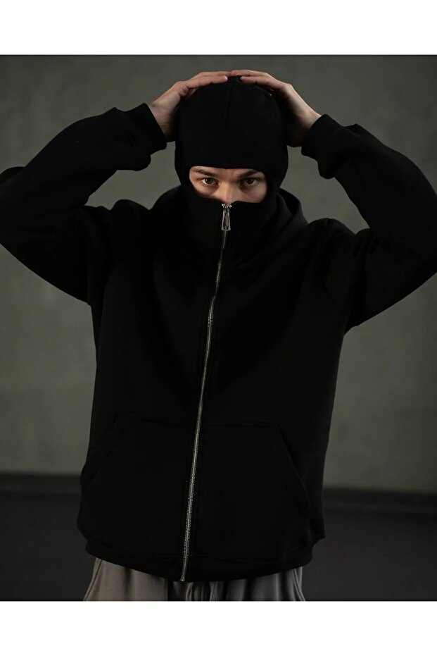 Kar Maskeli Ninja Unisex Sweatshirt Hırka